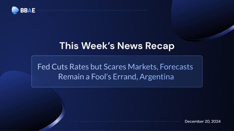 Image representing blog post News Roundup: Fed Cuts Rates but Scares Markets, Forecasts Remain a Fool’s Errand, Argentina