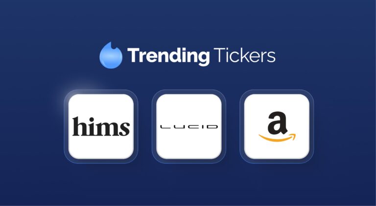 Image representing blog post Tickers de tendencia: $HIMS, presión de la FDA, cambio de CEO de $LCID y chip cuántico de $AMZN