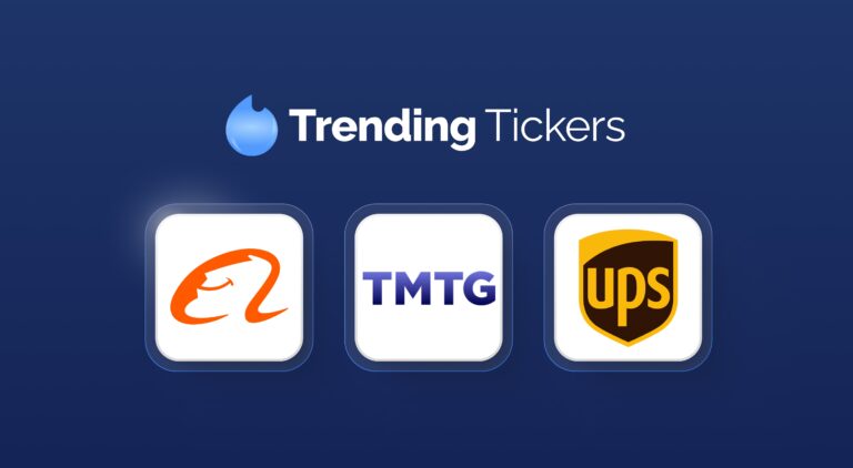 Image representing blog post Trending Tickers: $BABA’s New AI Model, $DJT’s FinTech Move, and $UPS Strategic Shift